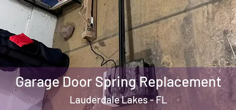  Garage Door Spring Replacement Lauderdale Lakes - FL